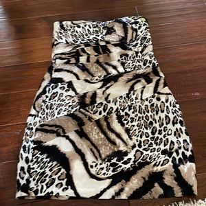 Animal print dress